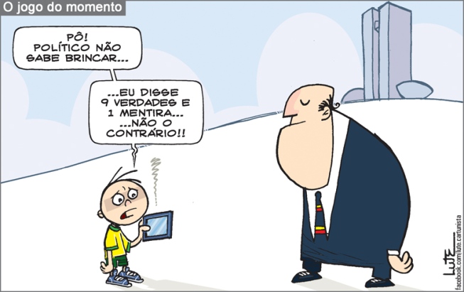 Charge: Lute Cartunista