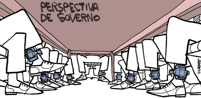 Charge do Laerte.