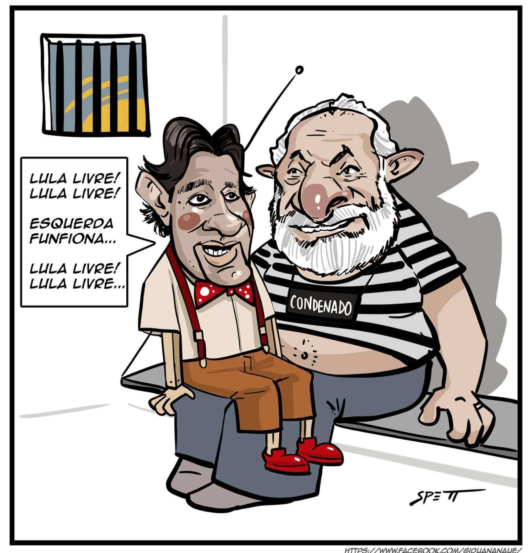 Charge do Leandro Spett