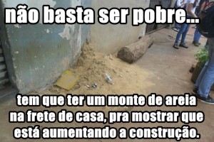 pobre - areia