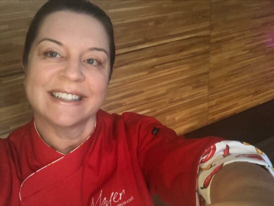 Keli Meyer, dona de restaurante