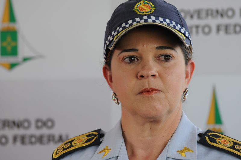 comandante-geral da PM, coronel Sheyla Sampaio
