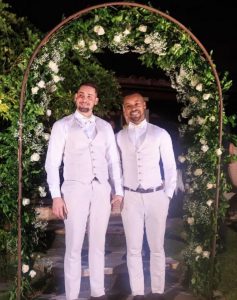 Casamento do presidente da Amagis, Fábio Esteves, com Nelson Muniz