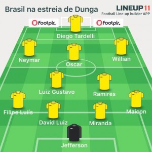 Quatro titulares do 7 x 1 na reestreia de Dunga na Seleção contra a Colômbia