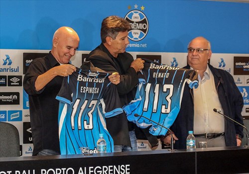 Espinosa e Renato: uma velha parceria a serviço do Grêmio