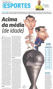 Matéria desta segunda-feira do Correio mostrou a idade média para ser eleito melhor do mundo
