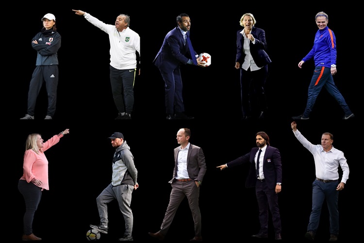 Os dez indicados ao prêmio de melhor técnico do futebol feminino 2018
