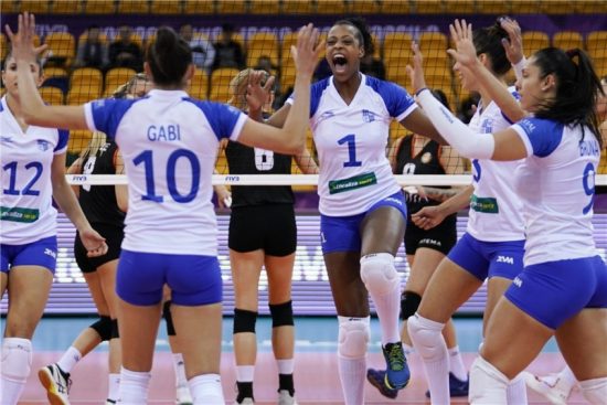 Minas vence Praia Clube, no Mineirinho, no primeiro jogo da final da Superliga feminina 2018/2019