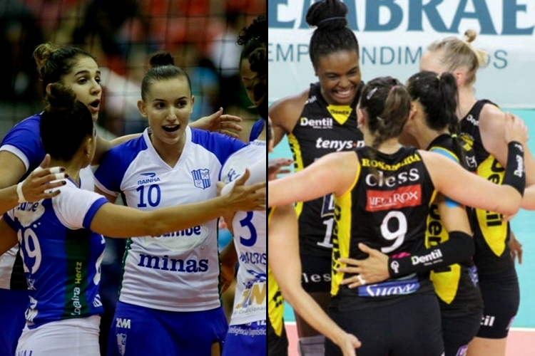 Minas e Praia Clube podem fazer a primeira final mineira da Superliga feminina de vôlei