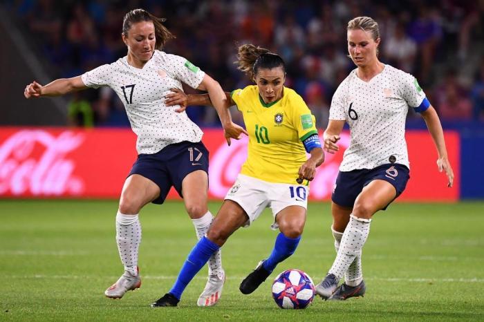 Marta foi uma das protagonistas da Copa do Mundo feminina da França