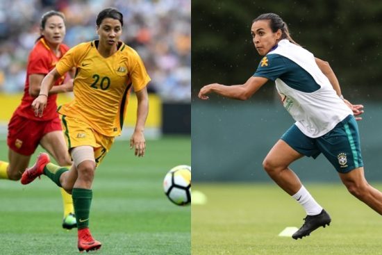 Austrália-Brasil-Sam Kerr-Marta