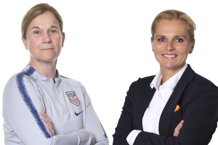 Jill Ellis, técnica dos Estados Unidos, enfrenta a técnica Sarina Wiegman, da Holanda, na final da Copa do Mundo feminina na França