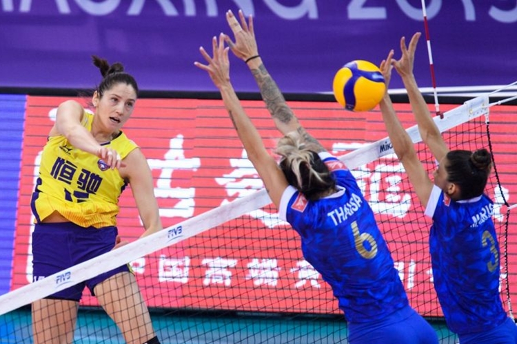 Minas perde na estreia do Mundial de Clubes de vôlei em 2019 para o Guangdong, da China