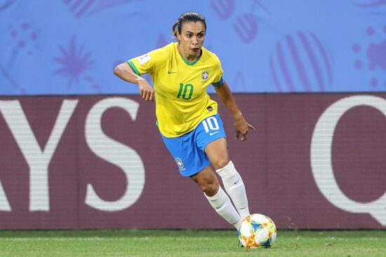 Marta foi cortada de amistosos da da Seleção Brasileira Feminina de futebol por ter testado positivo para covid-19