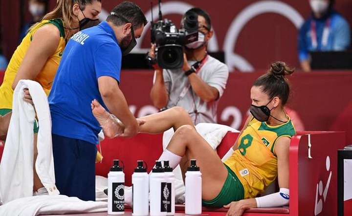 Macris, levantadora da Seleção Brasileira de vôlei e do Minas Tênis Clube