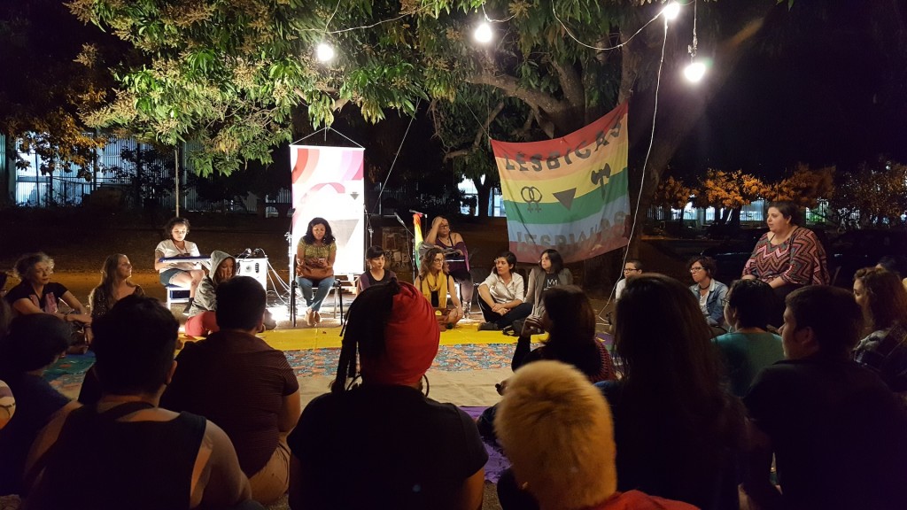 Virada Lésbica na UnB - Diretoria da Diversidade, em 28/08/2017. Foto: Sandra Machado