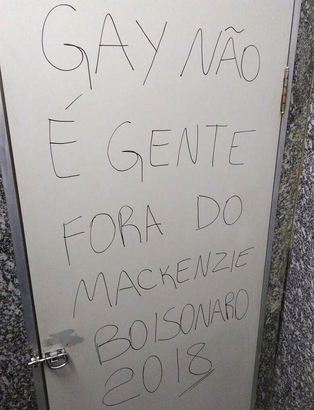 LGBTfobia nos banheiros da Universidade Mackenzie (SP)