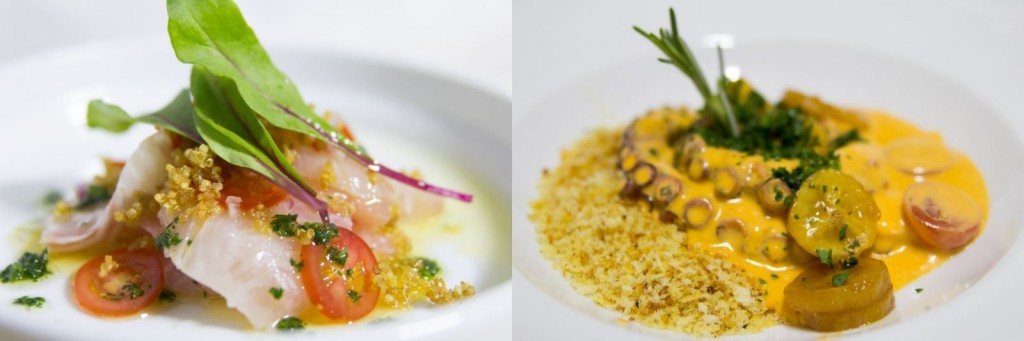 Créditos: Fernanda Furtado/Divulgação. Ceviche de peixe branco do Bloco C no evento Na praia.