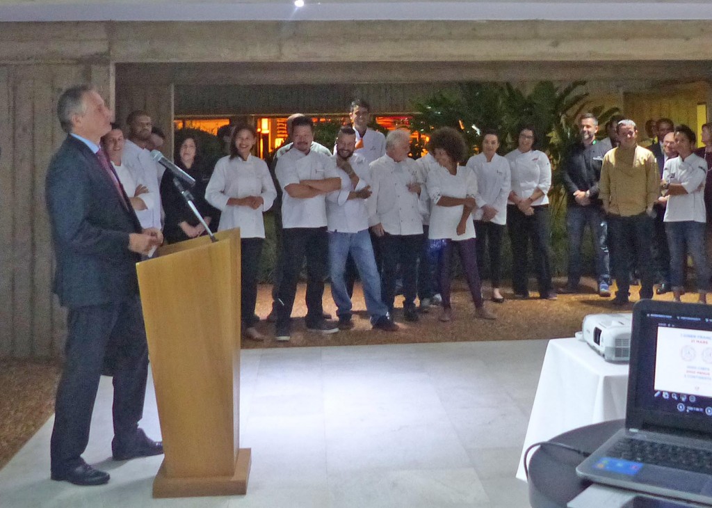 Laurent Bili na apresentação do evento: “A gastronomia é um momento de partilhar”