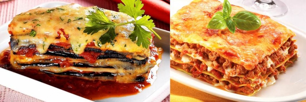 Berinjela e bolonhesa são alguns dos sabores da lasanha