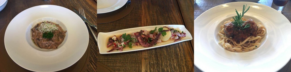 08/08/2017. Crédito: Liana Sabo/CB/D.A. Press. Brasil. Brasília - DF. Favas Contadas. Prato de risoto trufado de cogumelos do Sallva Bar e Ristorante, no Lago Sul.