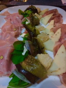 Arquivo Pessoal/Divulgação. Entrada com presunto Daniele da Trattoria da Rosario. 
