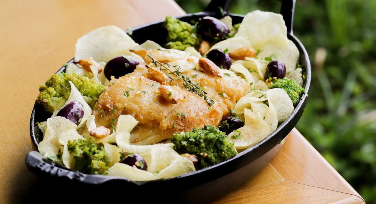 Bacalhau grelhado do restaurante Gran Bier
