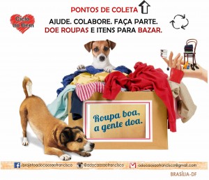 SÁBADO, DIA 300416, NA PETZ (SIA TRECHO 02, em frente à Cimfel, das 10h30 ÀS 15h - Brasília DF)