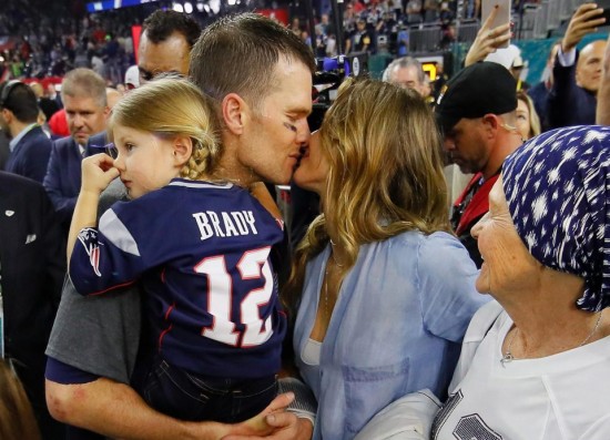O casal estelar Tom Brady e Gisele Bündchen