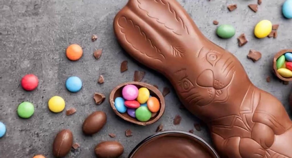 Coelhos de chocolate, ovos de Páscoa e outras guloseimas típicas podem substituir a sobremesa