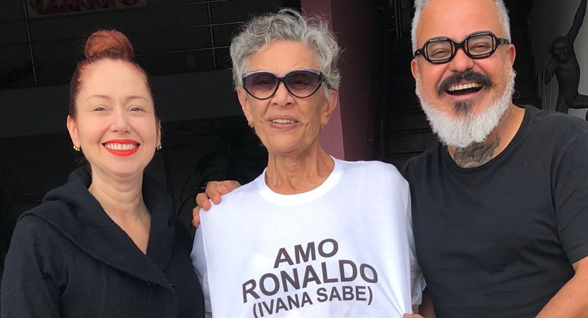 Bom humor é receita para ser feliz: Ivana, Mariza e Ronaldo Fraga
