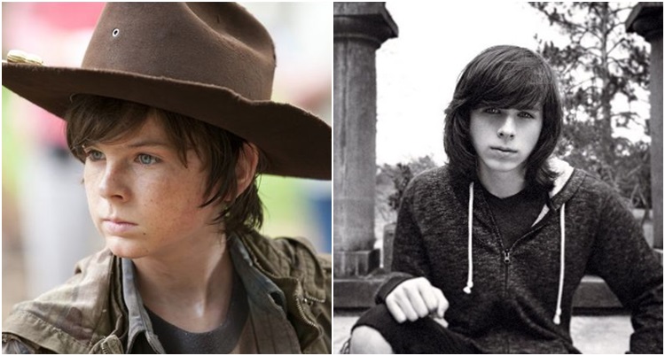 Ator que interpreta Carl em The Walking Dead