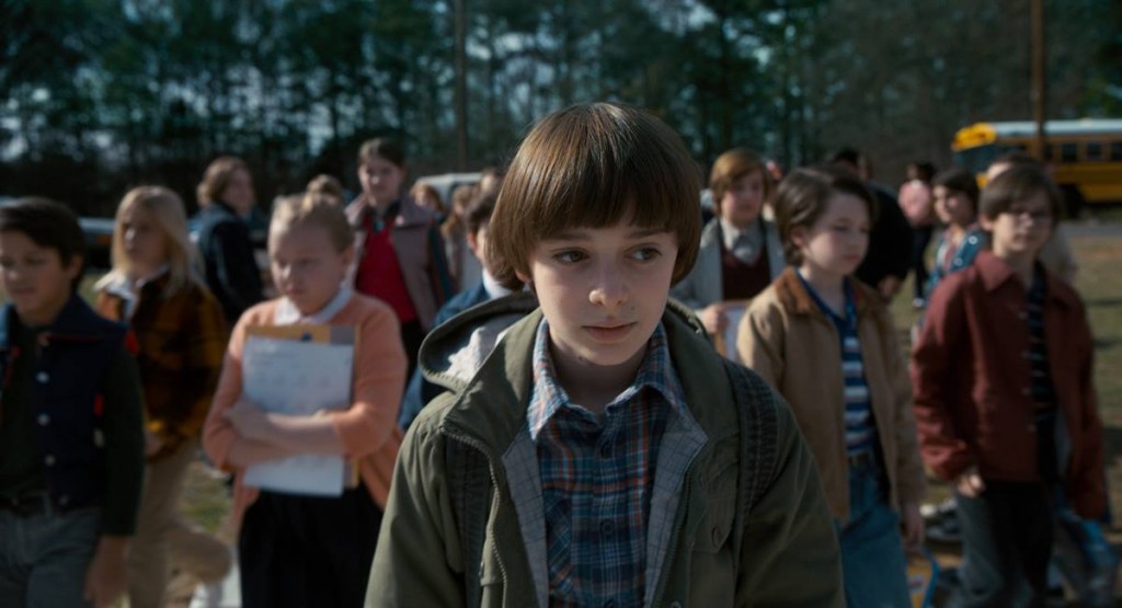 Cena da segunda temporada de Stranger things