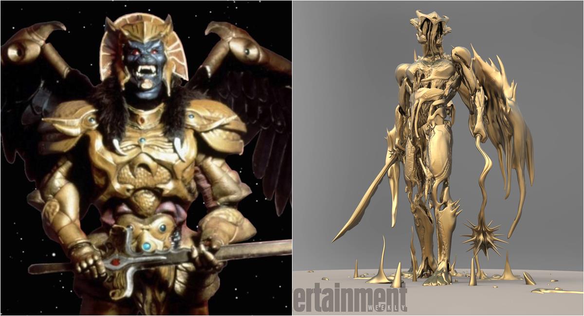 Vilão Goldar na série e no filme de Power Rangers