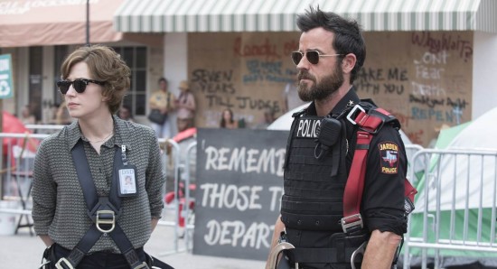 Nora Durst e Kevin Gravey em The leftovers