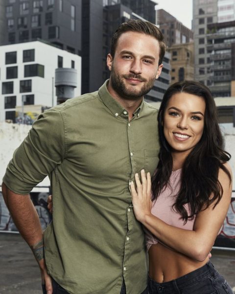 Hayden e Carolina em divulgação de Are you the one: Second chances