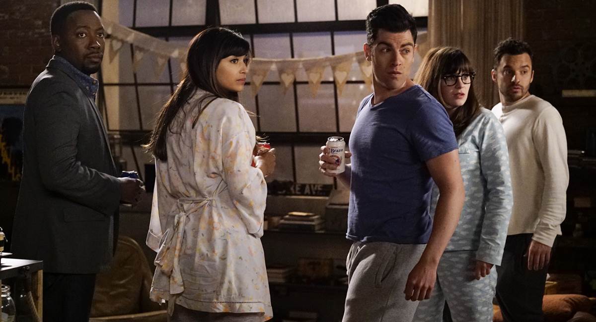 Cena da sexta temporada de New girl.