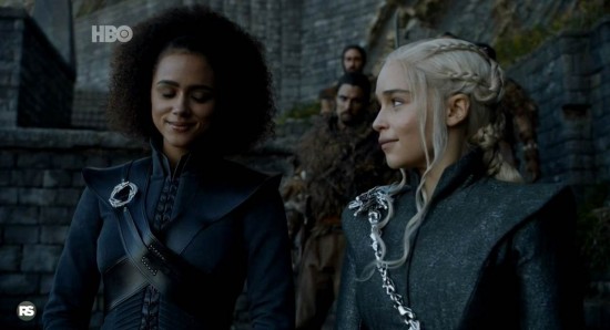 Cena do quarto episódio de Game of thrones, The spoils of war