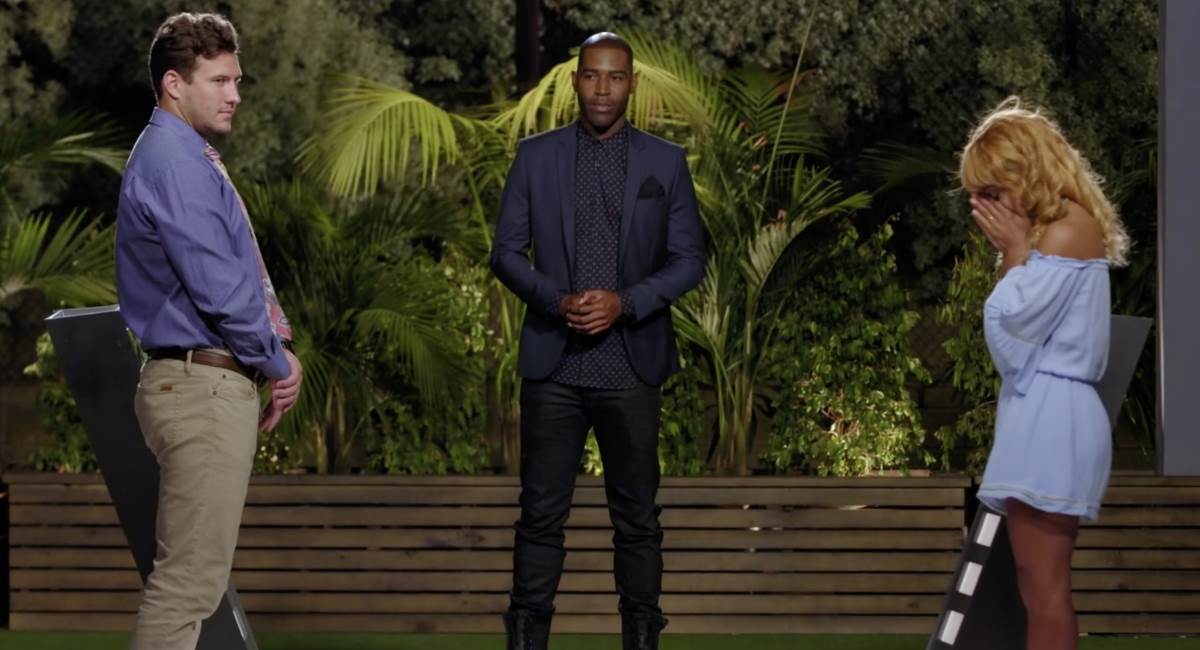 Devin e Rashid durante A Escolha, na final de Are you the one: Second chances