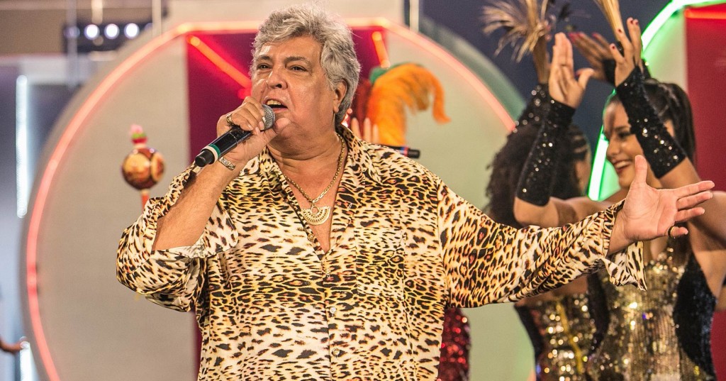 Sidney Magal cantou e lembrou as vezes em que esteve com Chacrinha