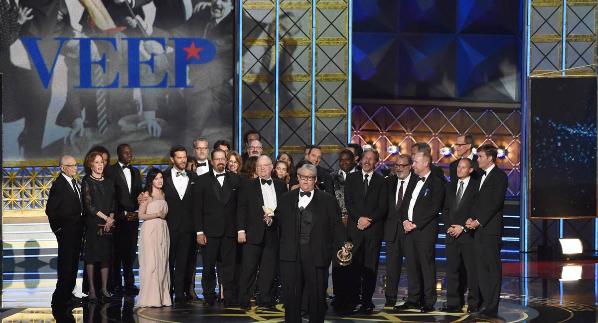 Elenco de Veep na cerimônia do Emmy
