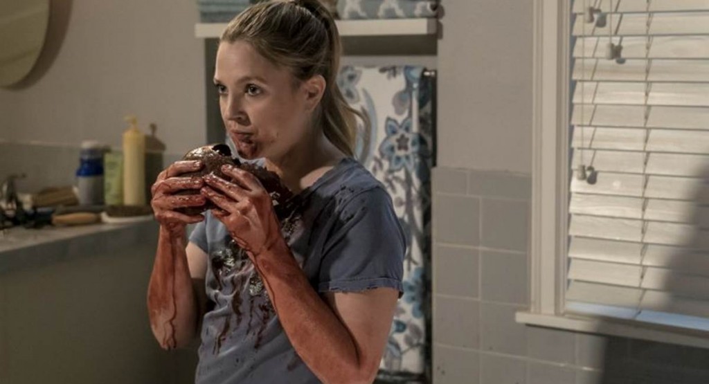 Drew Barrymore na série Santa Clarita Diet.