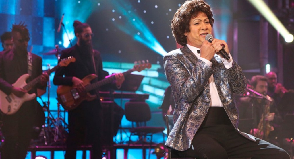 Cauby Peixoto foi um dos homenageados por Nelson Freitas no Show dos Famosos