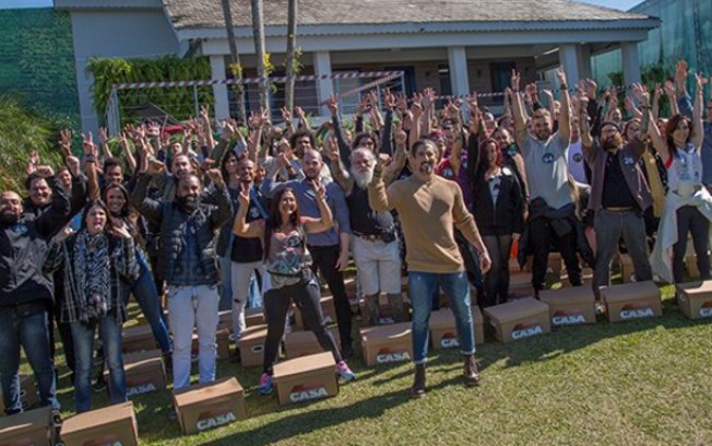 Elenco do reality A casa
