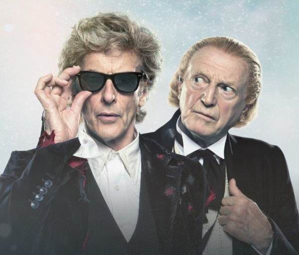 Peter Capaldi e David Bradley no especial de Natal de Doctor who