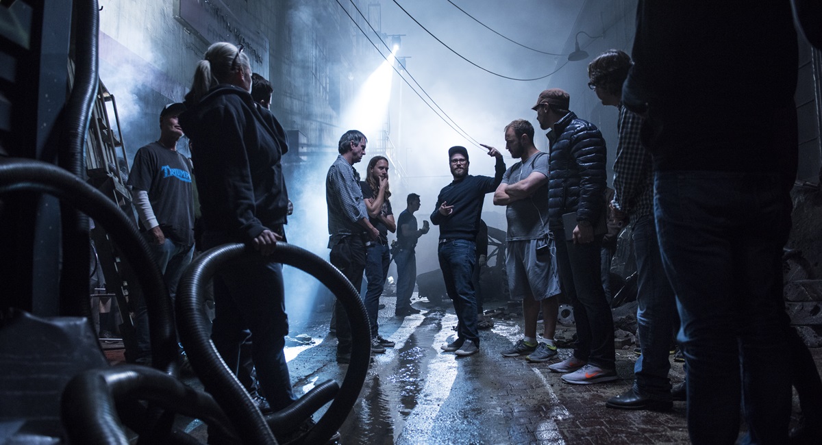 Seth Rogen e o elenco de Future man