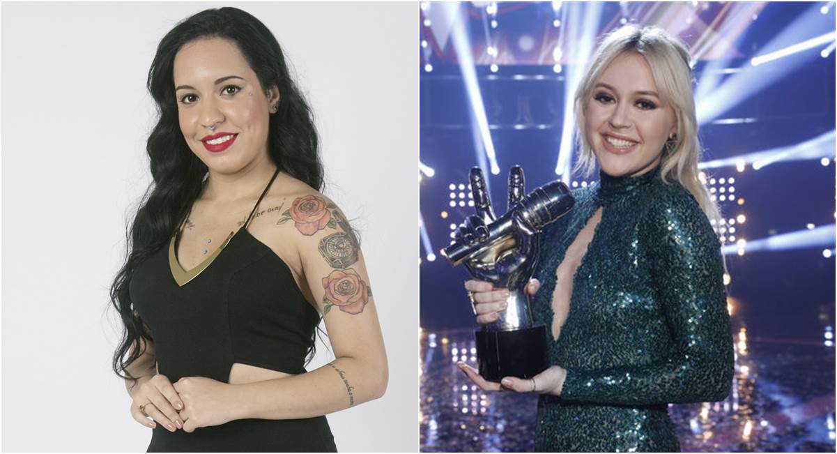 Samantha Ayara e Chloe Kohanski vencedoras do The voice Brasil e The voice US, respectivamente