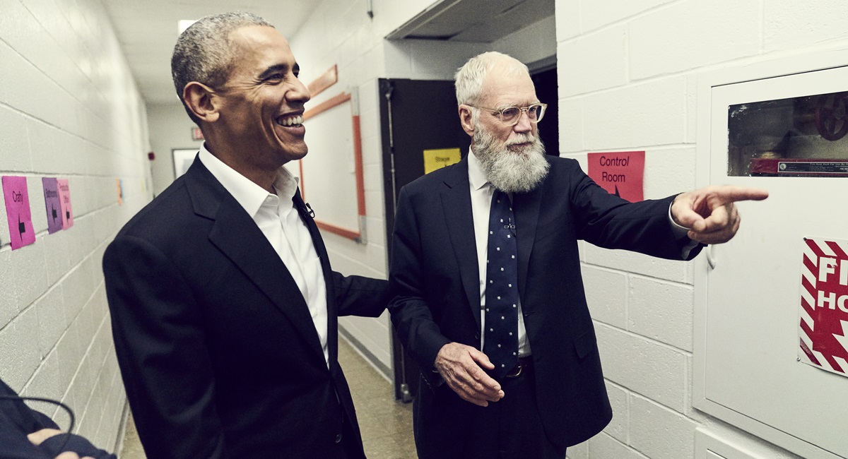 My next guest needs no introduction with David Letterman