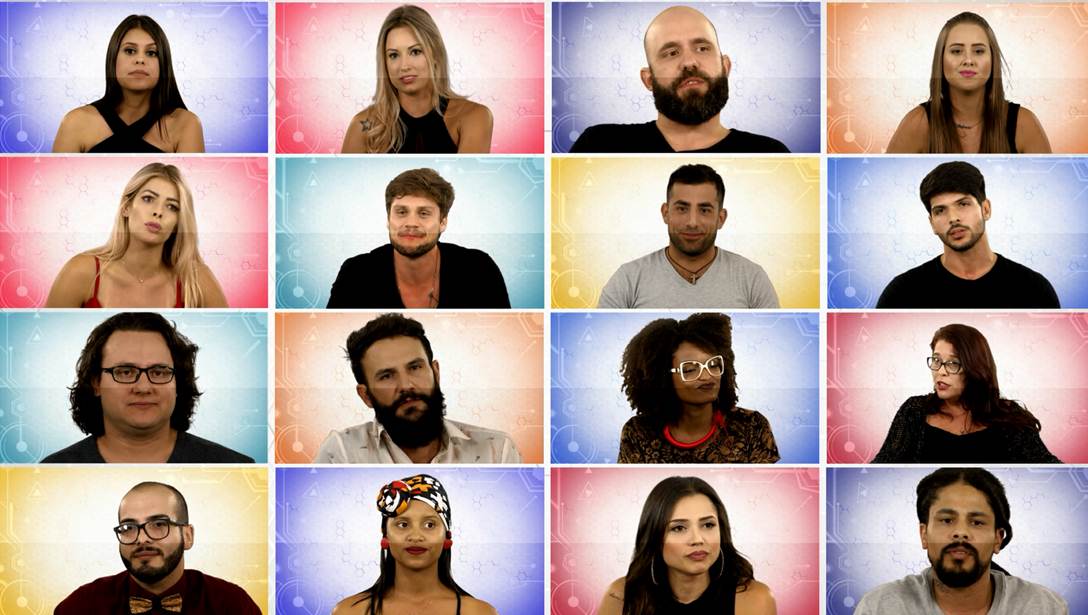 Crédito: Gshow/Divulgação. Elenco do BBB 18