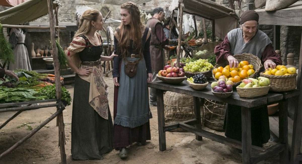 Credito: Rafael Campos/Rede Globo. Marina Ruy Barbosa e Fernanda Nobre são parceiras de cena em Deus salve o rei